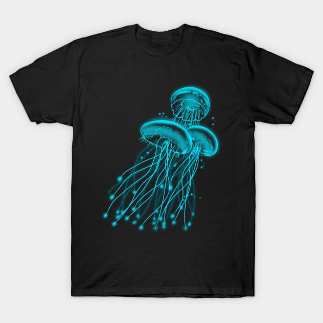 Jellyfish T-Shirt by albertocubatas